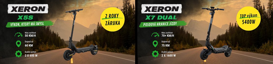 Xeron elektrické koloběžky